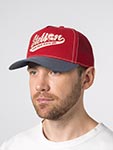 Бейсболка STETSON арт. 7741181 TRUCKER CAP BASEBALL MATCH (красный / синий)